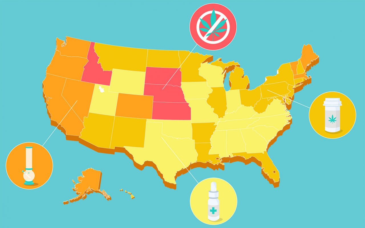 ¿Dónde es legal el cannabis?