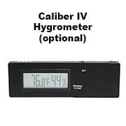 Caliber IV Hygrometer will easily fit inside your 1-quart mason jars to help you monitor humidity during the marijuana curing process