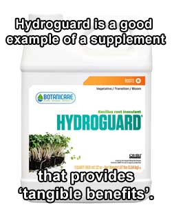 Hydroguard CalMag supplements produce tangible benefits.