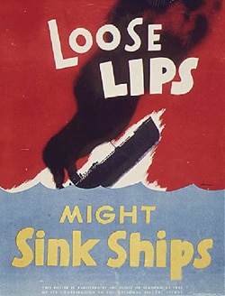 Loose Lips Might Sink Ships! Don't tell anyone about your marijuana grow! It's not worth the risk!
